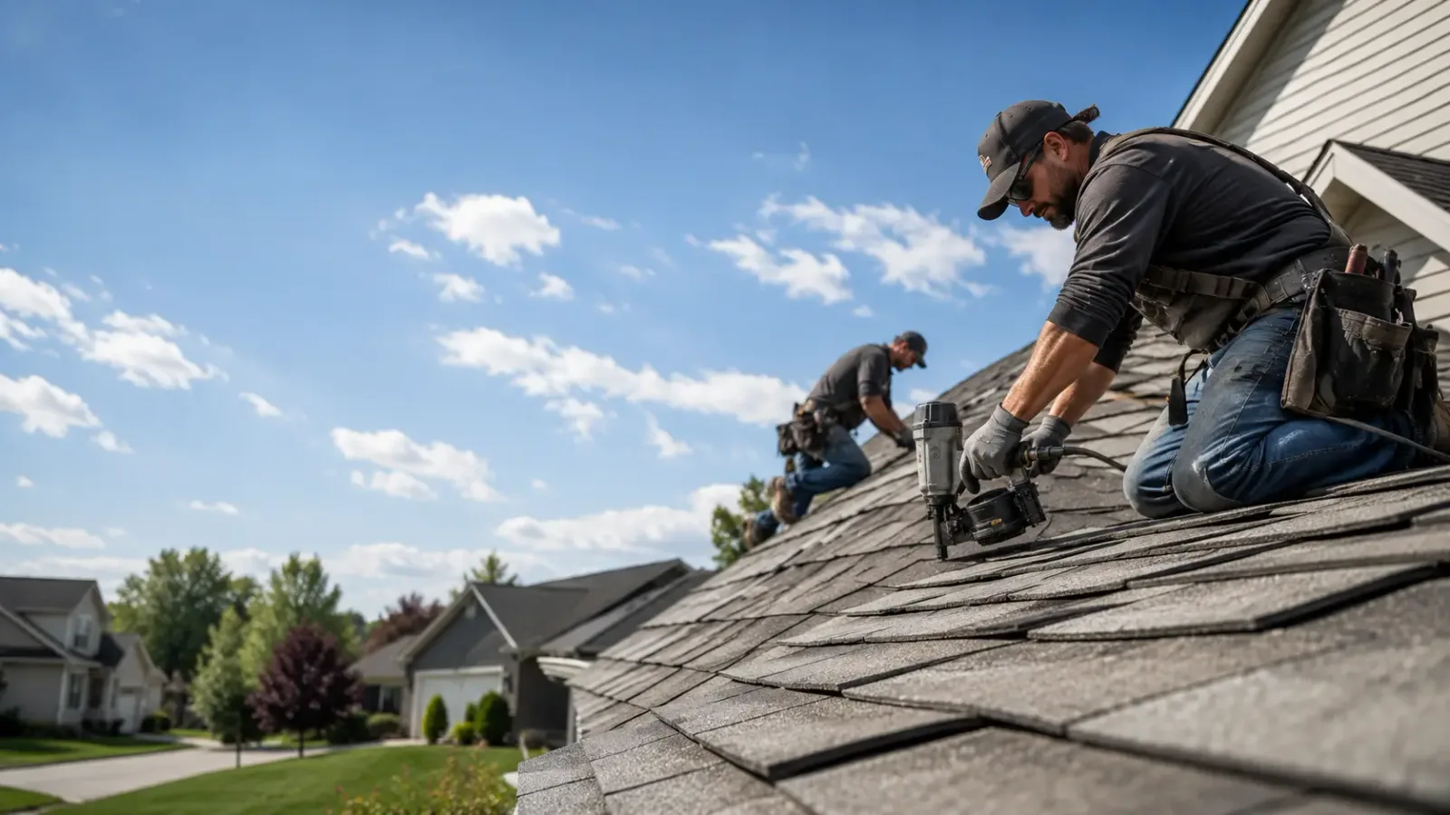 Storm Damage Roof Repair in Stamping Ground, KY near me